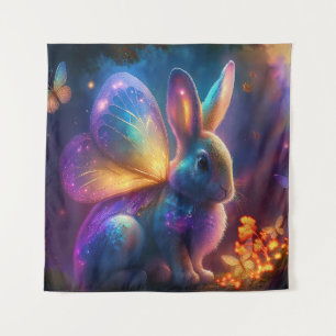 Neon Bunny Tapestry