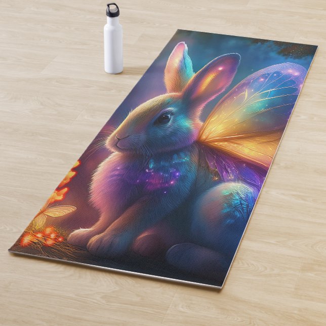 Neon Bunny Yoga Mat (In Situ)