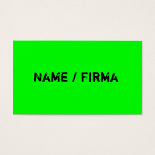 Neon Business Cards