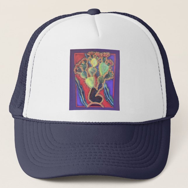 Neon Cactus Baseball Cap (Front)