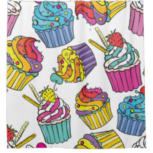 Neon Cakes: Pop Art Pattern.