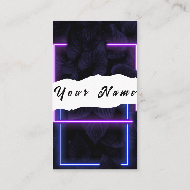 Neon Carte de visite (Devant)