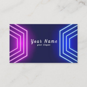 Neon carte de visite