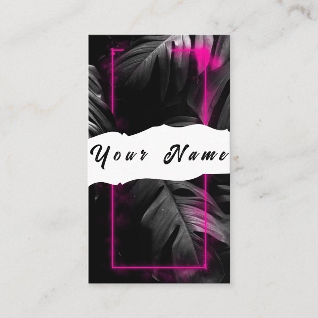Neon Carte de visite (Devant)