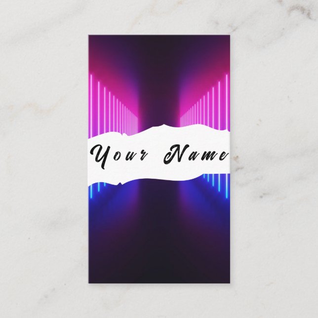 Neon Carte de visite (Devant)