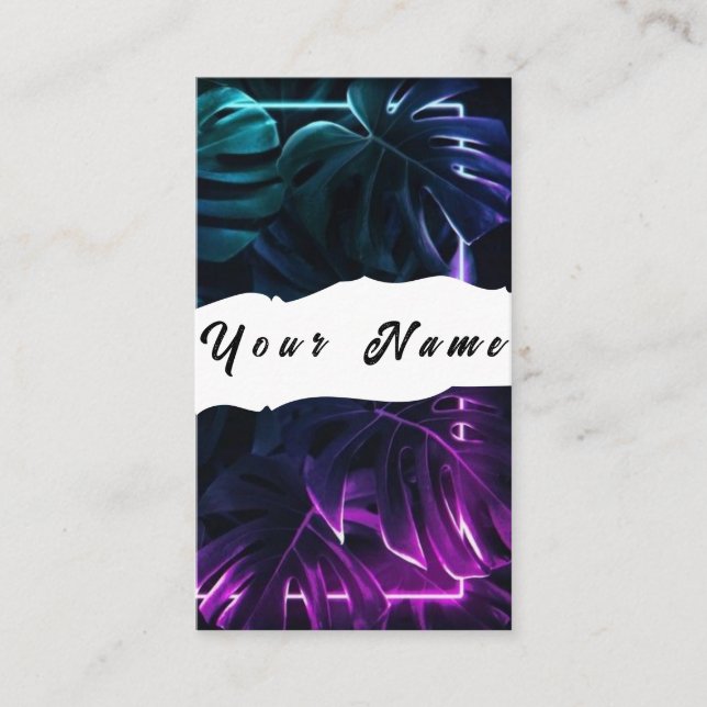 Neon Carte de visite (Devant)