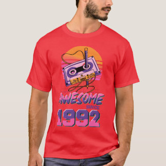 Neon Cassette 1992 Revival gift T-Shirt