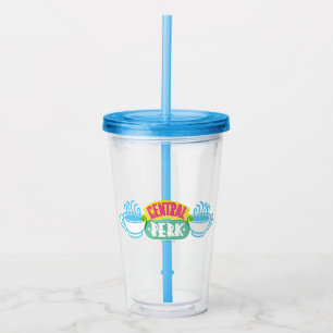 Neon Central Perk Logo Acrylic Tumbler