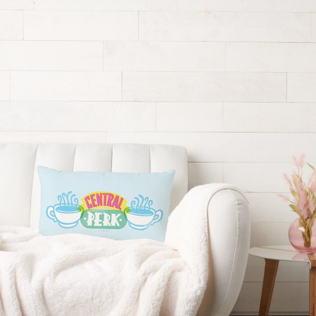 Neon Central Perk Logo Lumbar Pillow (Couch)