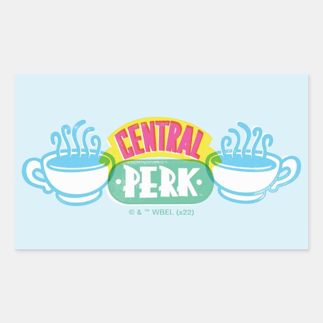 Neon Central Perk Logo Sticker (Front)