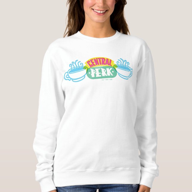 Neon Central Perk Logo Sweatshirt (Front)