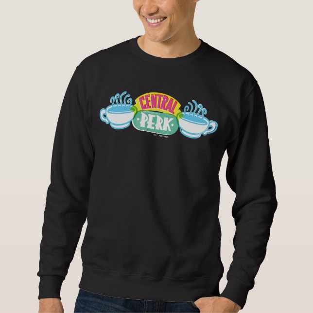 Neon Central Perk Logo Sweatshirt (Front)