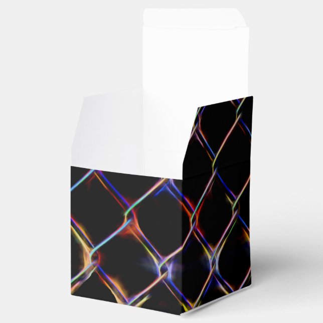 Neon Chain Link Favor Box (Opened)