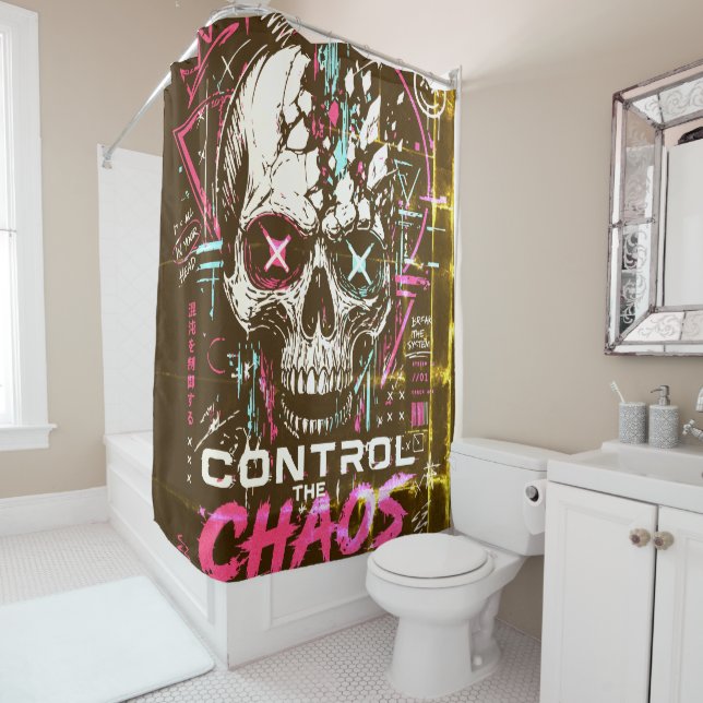 Neon Chaos Skull (In Situ)