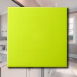 Neon Chartreuse Solid Colour | Classic | Elegant Tile<br><div class="desc">Neon Chartreuse Solid Colour | Classic | Elegant | Trendy | Stylish | Gift</div>