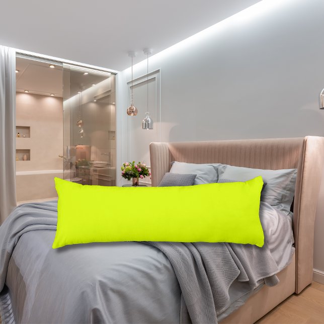 Neon Chartreuse Solid Colour | Trendy Colour Body Pillow (Creator Uploaded)
