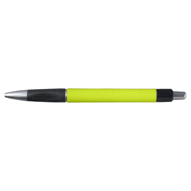 Neon Chartreuse Solid Colour | Trendy Colour Pen (Front)