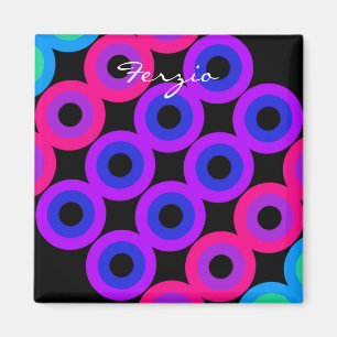 Neon Circles Magnet