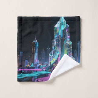 Neon City Bath Towel Set