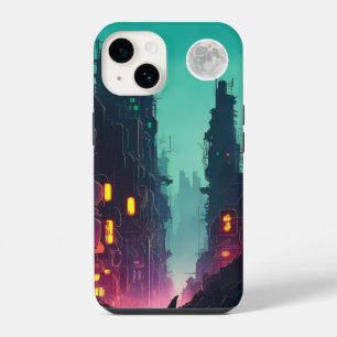 neon city iPhone 14 case