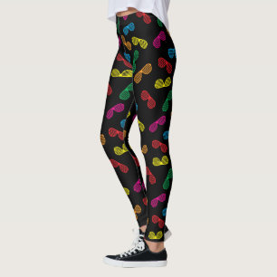 Neon Classic Sunglasses Pattern Leggings