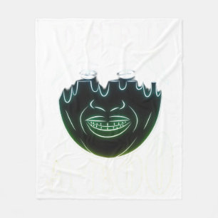 Neon Colored Artwork - Peekabo Fleece Blanket