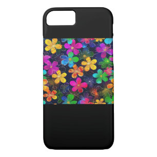 Neon Colorful Pattern - Whimsigoth Cottagecore Blu Case-Mate iPhone Case