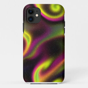 Neon Colour Woosh iPhone 11 Case