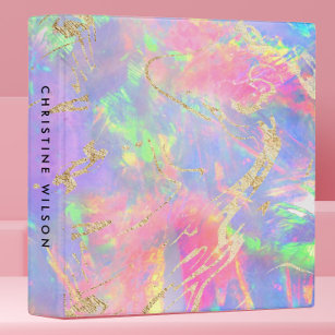 neon colours opal 3 ring binder