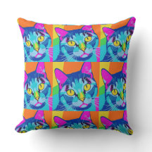 Neon colours, pop art vibes, bold and young 