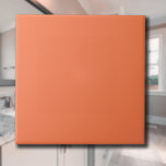 Neon Coral Solid Colour | Classic | Elegant Tile<br><div class="desc">Neon Coral Solid Colour | Classic | Elegant | Trendy | Stylish | Gift</div>