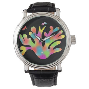 Neon coral watch