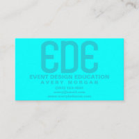 Neon Cyan Minimal