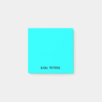 Neon Cyan Professional Minimalist Black Script