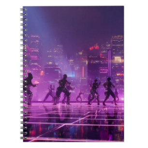 Neon Cyber City Dance Carnet