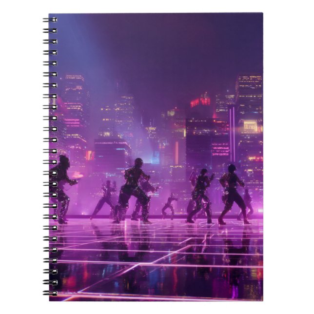 Neon Cyber City Dance Carnet (Devant)
