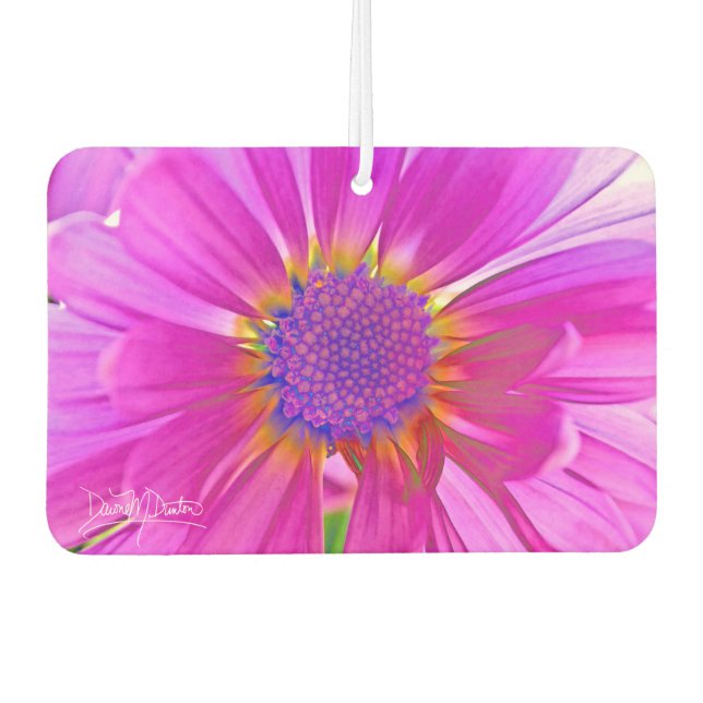Neon Daisy Air Freshener (Front)