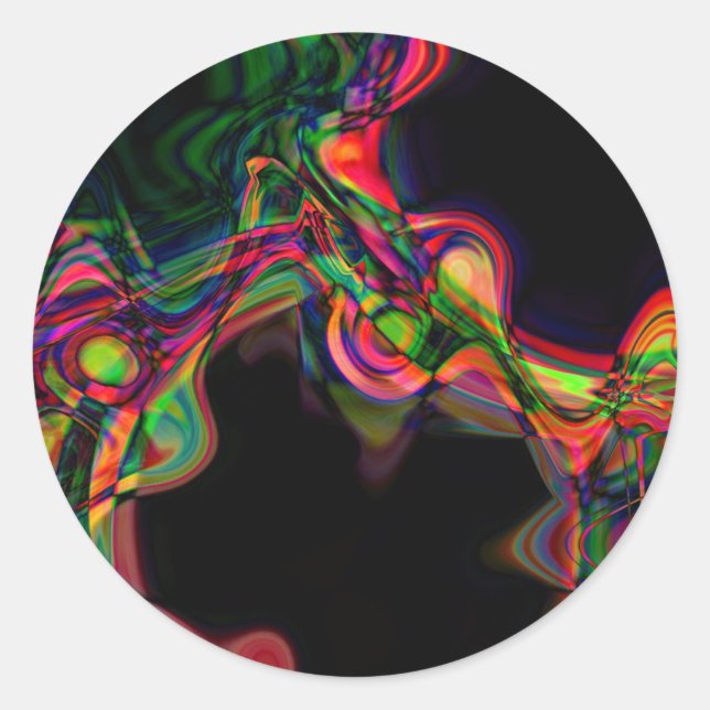 Neon Dance II Sticker (Front)