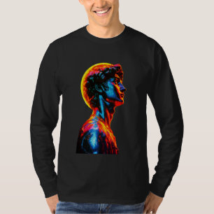 Neon David Statue T-Shirt