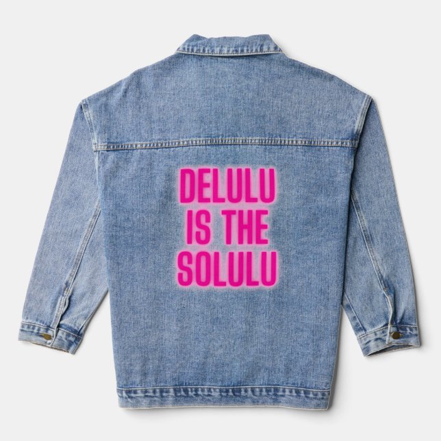 Neon Delulu rose chaud est le Solulu (Verso)
