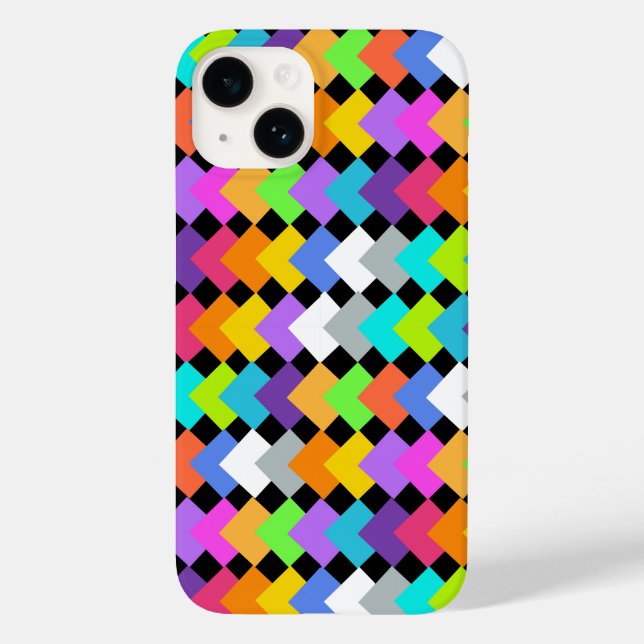 Neon Diamonds  Case-Mate iPhone Case (Back)