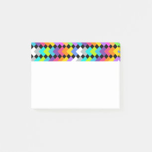 Neon Diamonds Post-it Notes