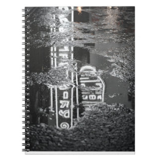 Neon Diner Réflexion Carnet de pluie