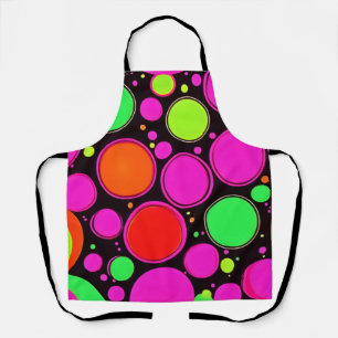 Neon Dot Party Apron