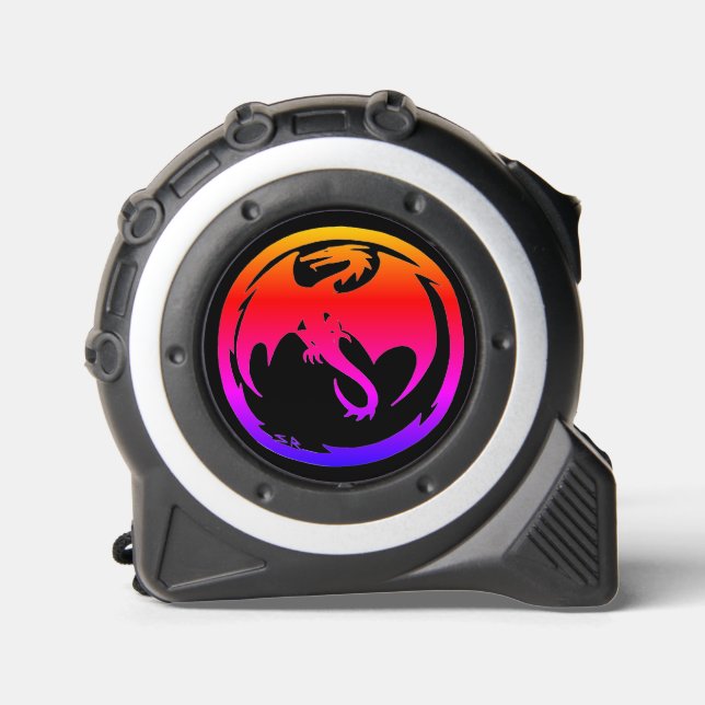Neon Dragon black tape measure 1 (Front)