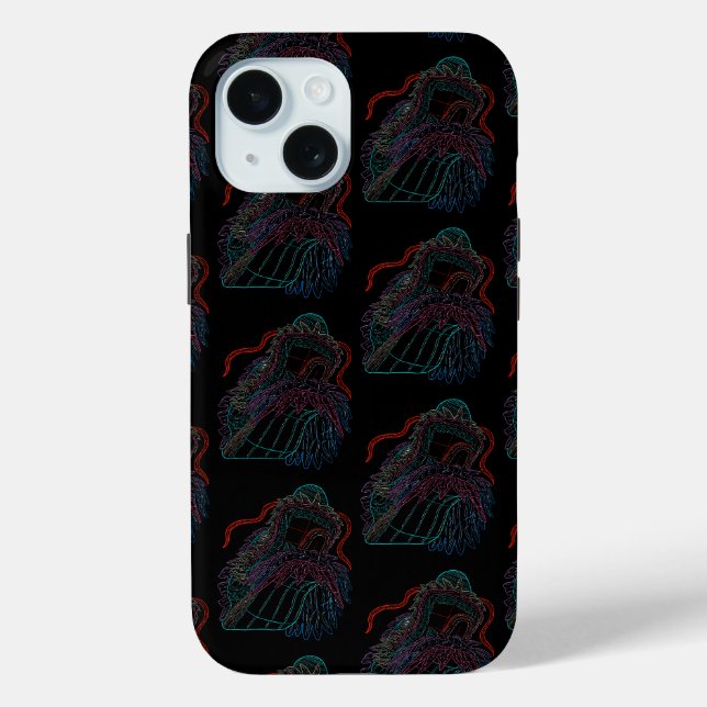 Neon Dragon Case-Mate iPhone Case (Back)