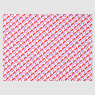 Neon Dragon white tissue paper small