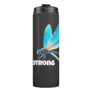 Neon Dragonfly Shirt – Aesthetic Nature Transforma Thermal Tumbler