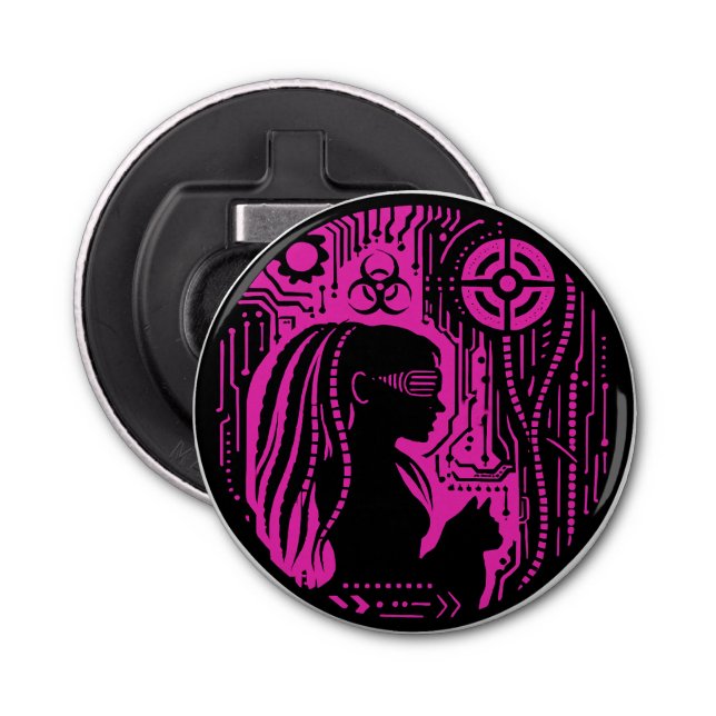 Neon Dread Protocol Bottle Opener (Front)