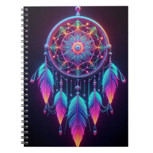 Neon Dreamcatcher Notebook